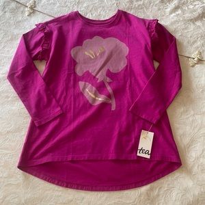 TEA COLLECTION Hi Low Top Size 10 NWT